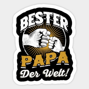 Bester Papa der Welt Sticker